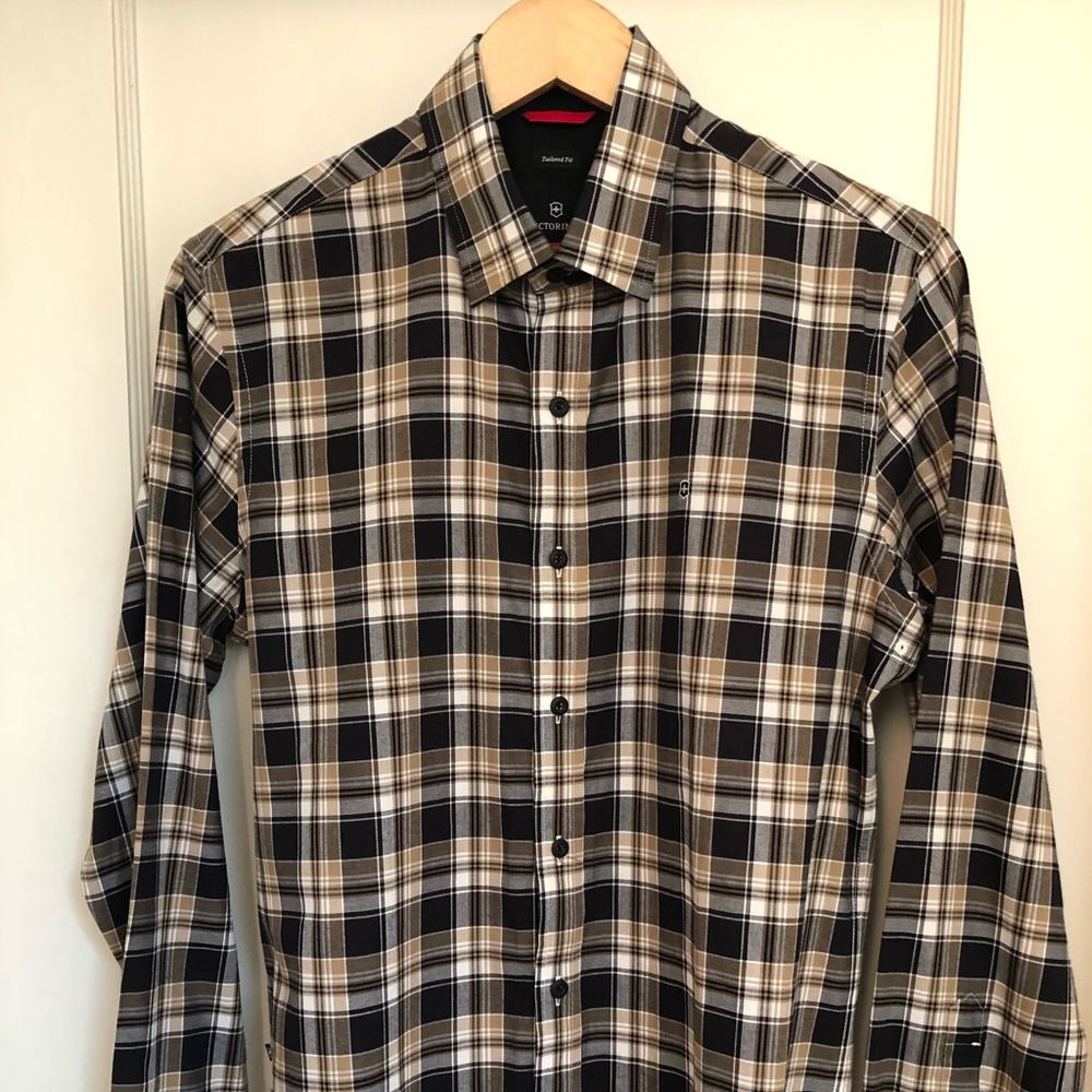 Victorinox Men’s Plaid Shirt New